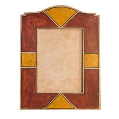Cornice Portafoto in Legno Ossido Rosso Fiorentino