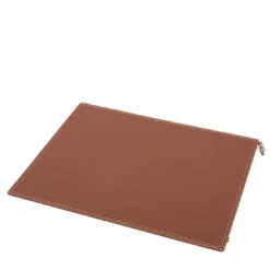 Cuscinetto da tavolo in pelle beige