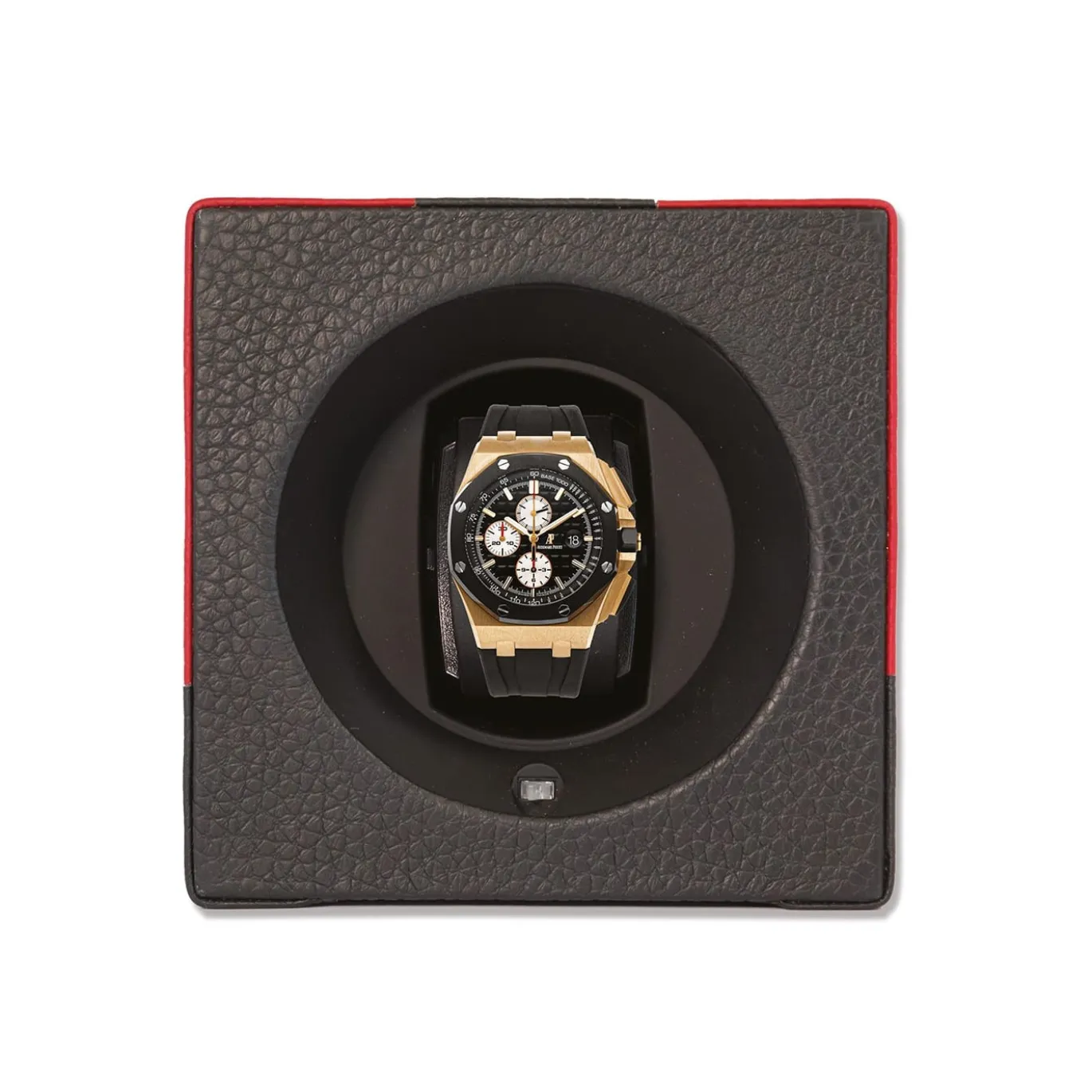 Cuscino rosso e nero per orologi
