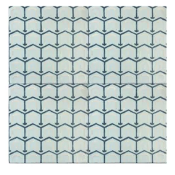 Daamè Set di 25 piastrelle quadrate di colore azzurro #2