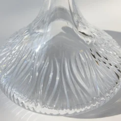 Decanter in cristallo trasparente inciso a mano Maestrale