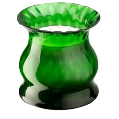 Decorazione a candela con tulipani verdi