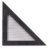 Decorazione da parete a triangolo in legno carbonizzato della collezione ORU