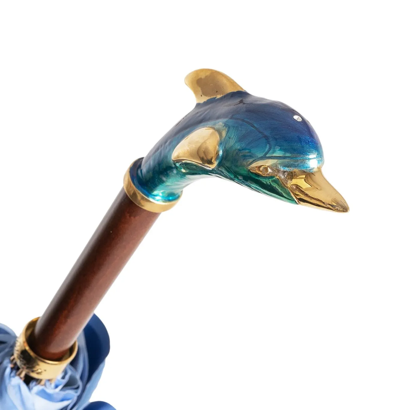 Delfino con manico in ottone Ombrello