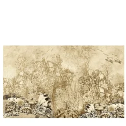 Dietro la barriera corallina carta da parati seppia