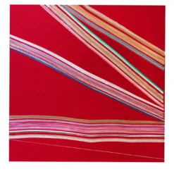 Dipinto Astratto Rombo Rosso Lumen