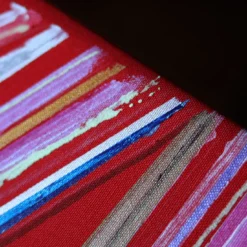 Dipinto Astratto Rombo Rosso Lumen