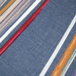 Dipinto astratto rotondo Planet Blue Jeans