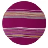 Dipinto astratto rotondo Planet Fuxia