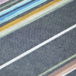 Dipinto astratto rotondo Planet Gray