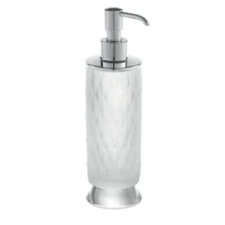 Dispenser per sapone con motivo esagonale