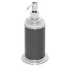 Dispenser per Sapone Dubai in Pelle Grigia #1