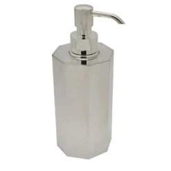 Dispenser per Sapone in Ottone Argentato Del Monte