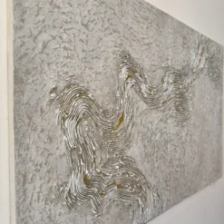 Dittico Materico Gold Vein In Resina
