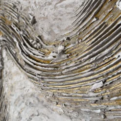 Dittico Materico Gold Vein In Resina
