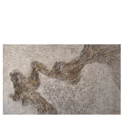 Dittico Materico Gold Vein In Resina