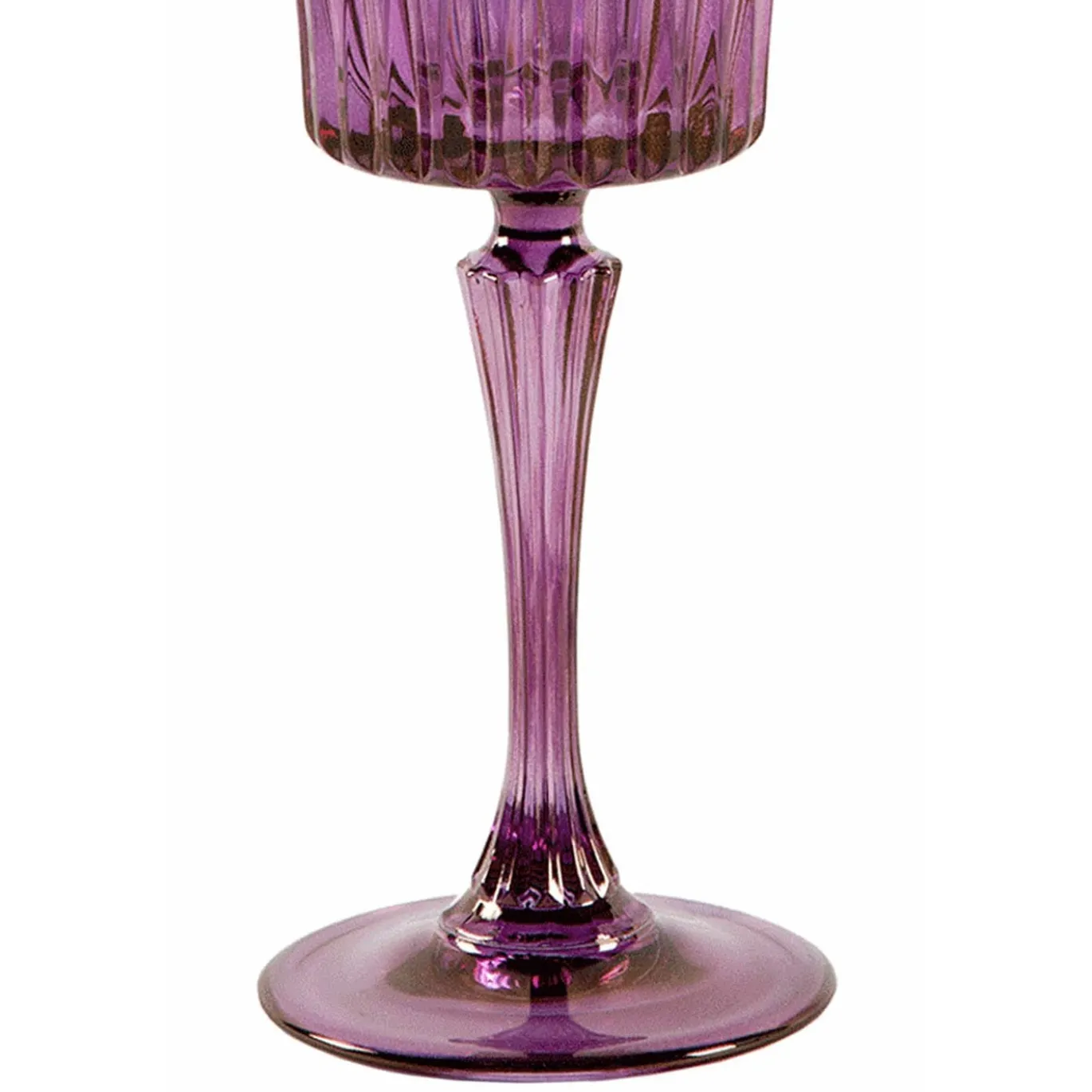 Domina Set di 2 bicchieri da vino rosa-viola