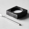 Elemento 10 Vide Poche in Marmo Nero