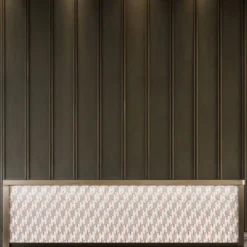 Enigma Ceramica Grigio Lilla Lucida Con Dettagli Oro Di Elena Salmistraro
