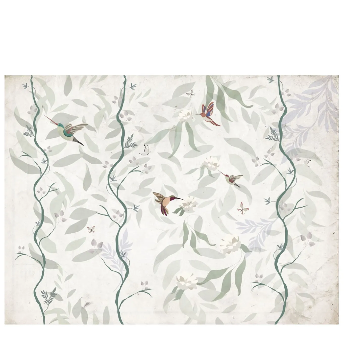 Fairytale.1 White Nature Carta da parati