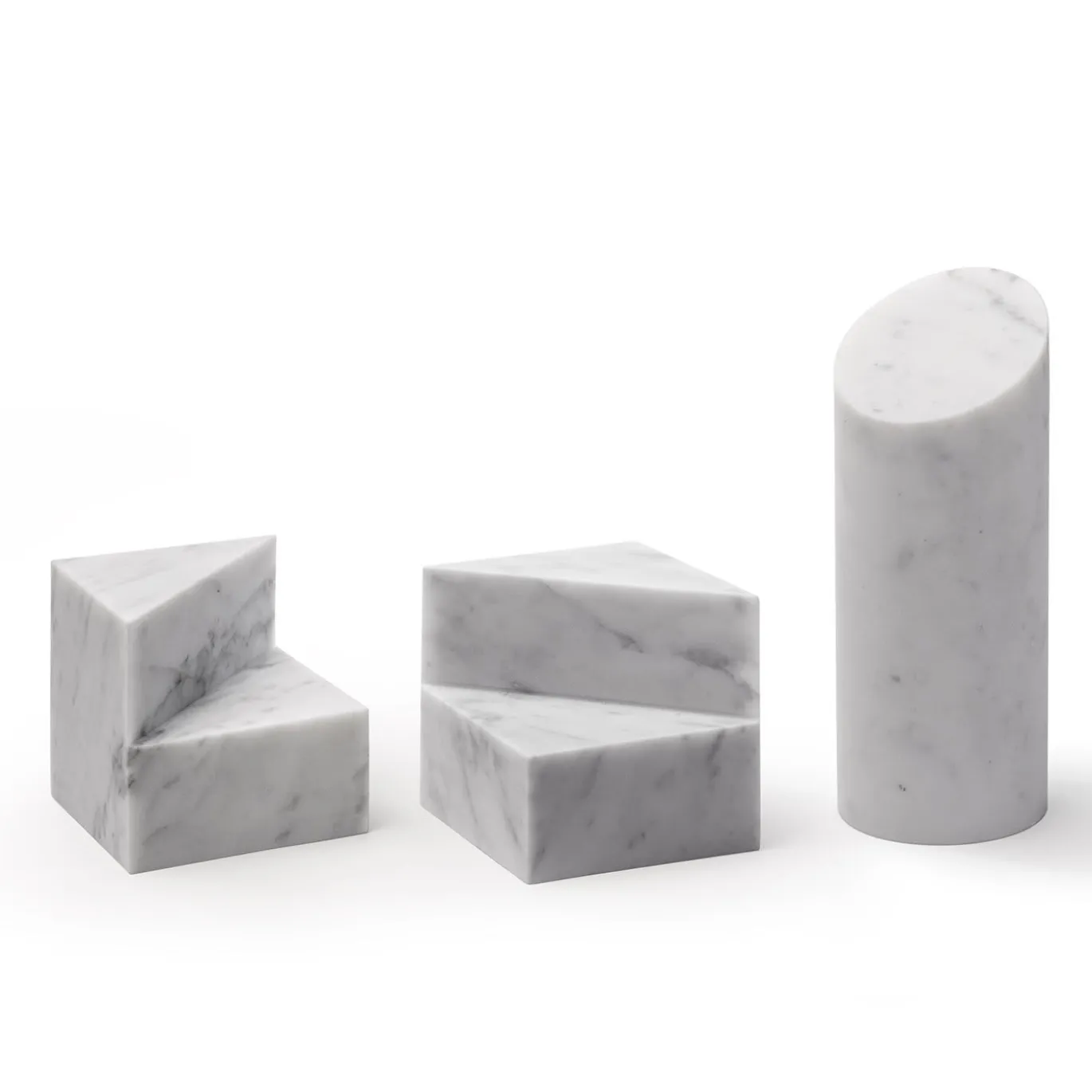 Fermalibri Kilos White Cylinder di Elisa Ossino