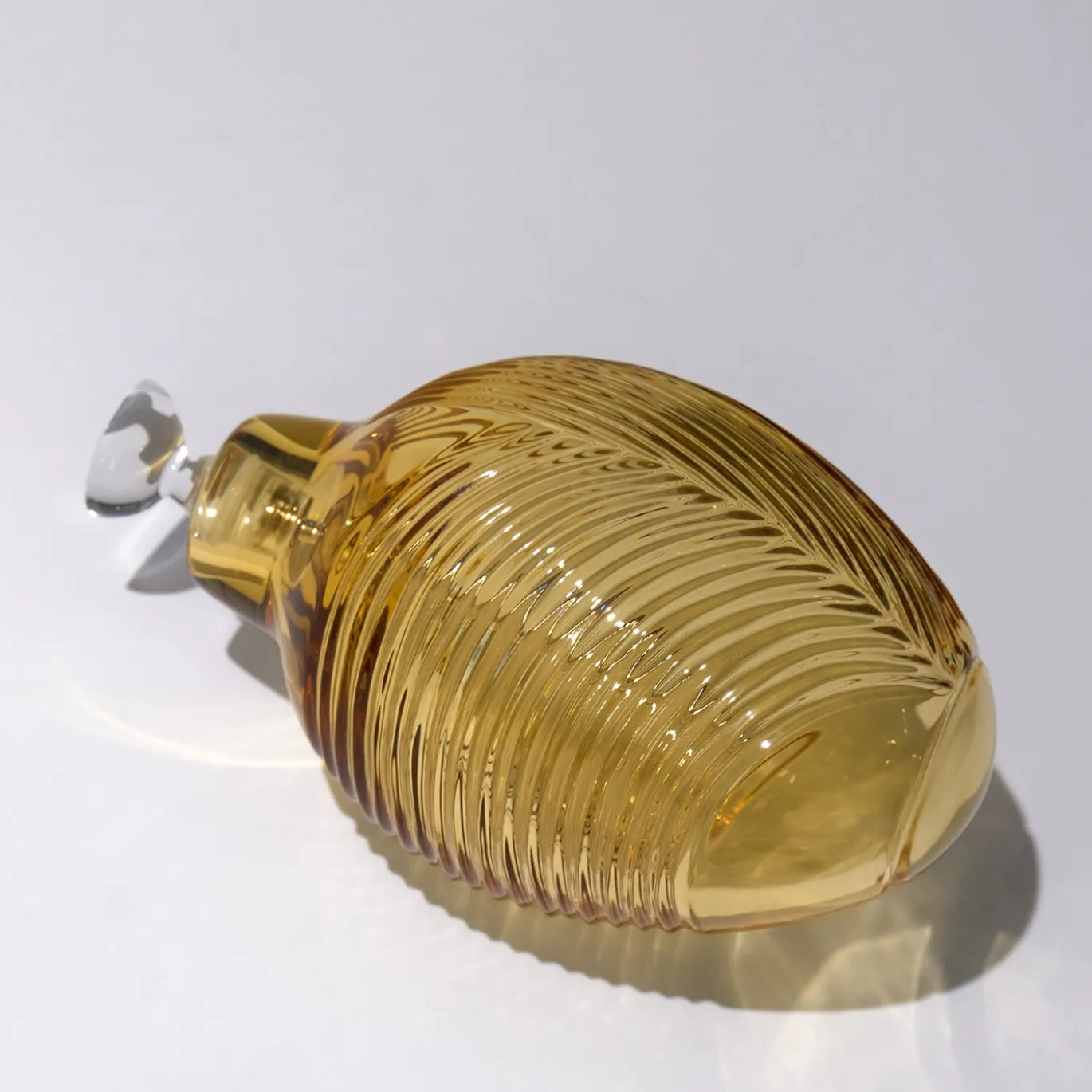 Flacone per profumo in cristallo soffiato a mano Cor Ambra