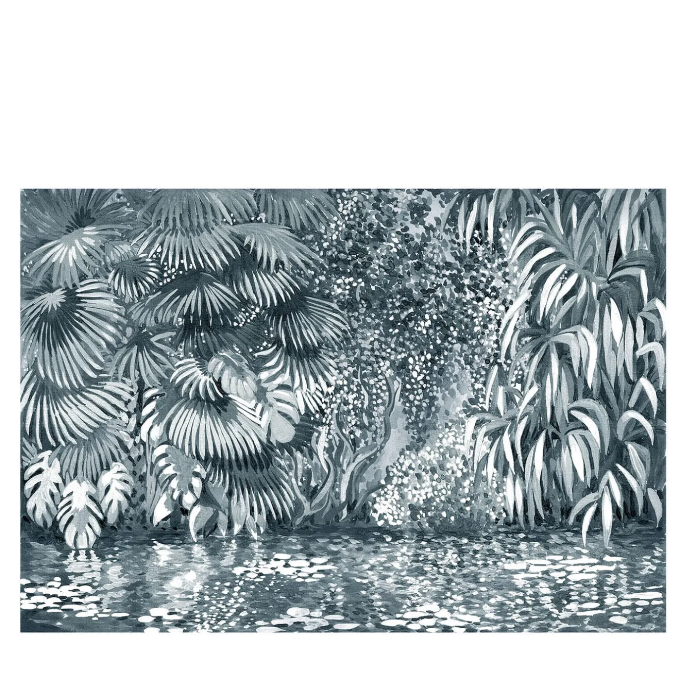Flow Garden Gray Timeless 23 Carta da parati