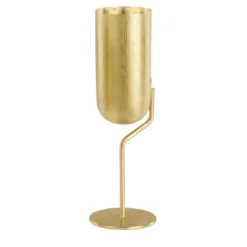 Flute Velvet 1 in ottone dorato