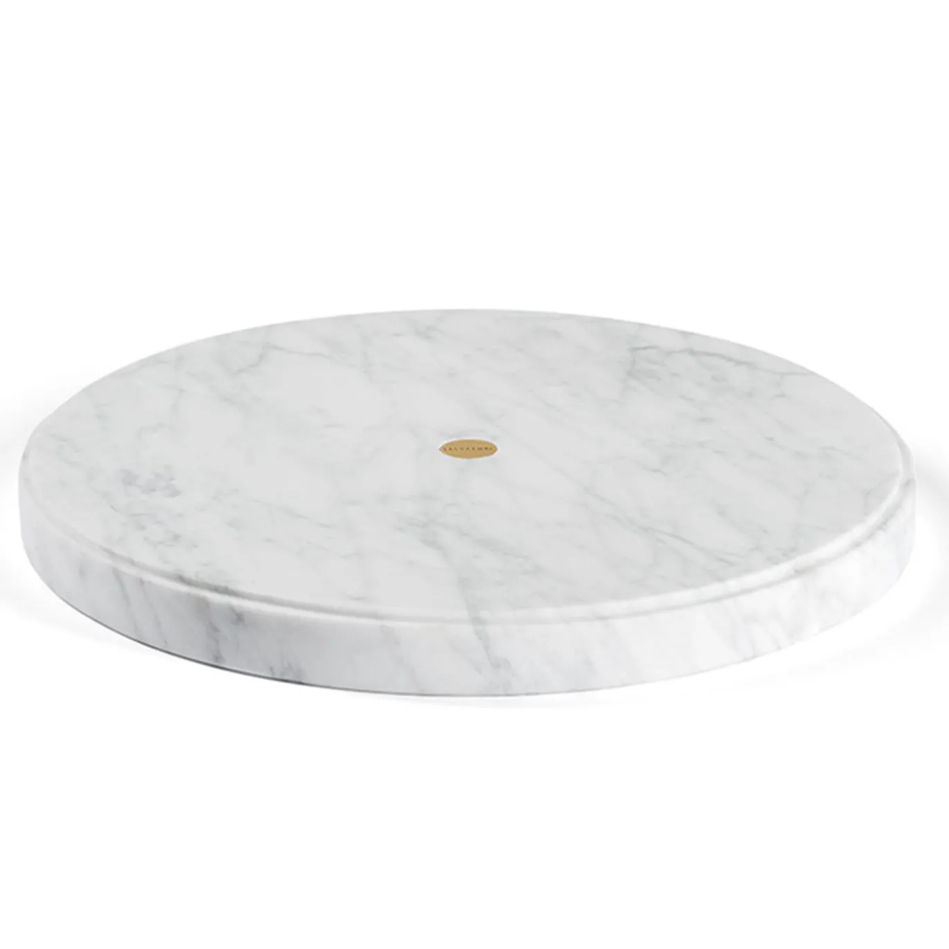 Fruttiera Ellipse in marmo di Carrara