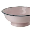 Fruttiera Monogram Rosa Poudrè in Ceramica