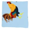 Gallo Tovaglia azzurra rettangolare multicolore