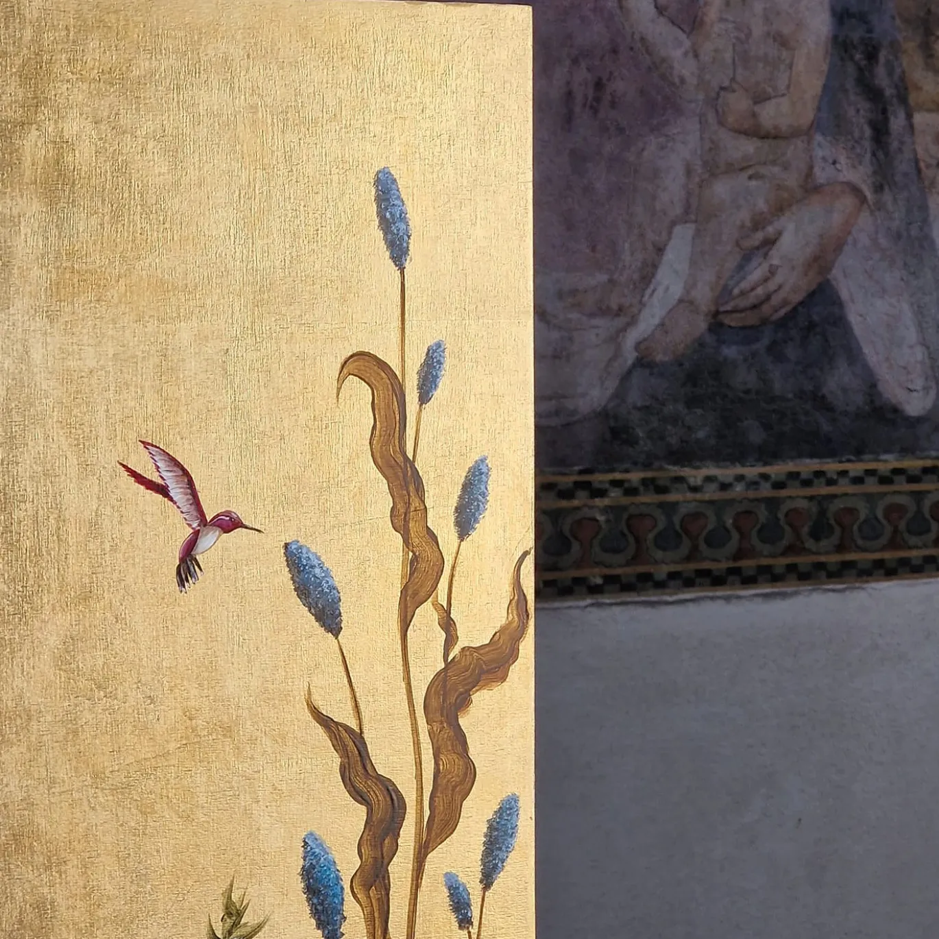 Giù in cortile Trittico