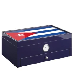 Humidor blu di ispirazione cubana (edizione speciale Club)