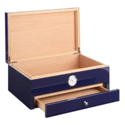 Humidor blu di ispirazione havana (edizione speciale del club)
