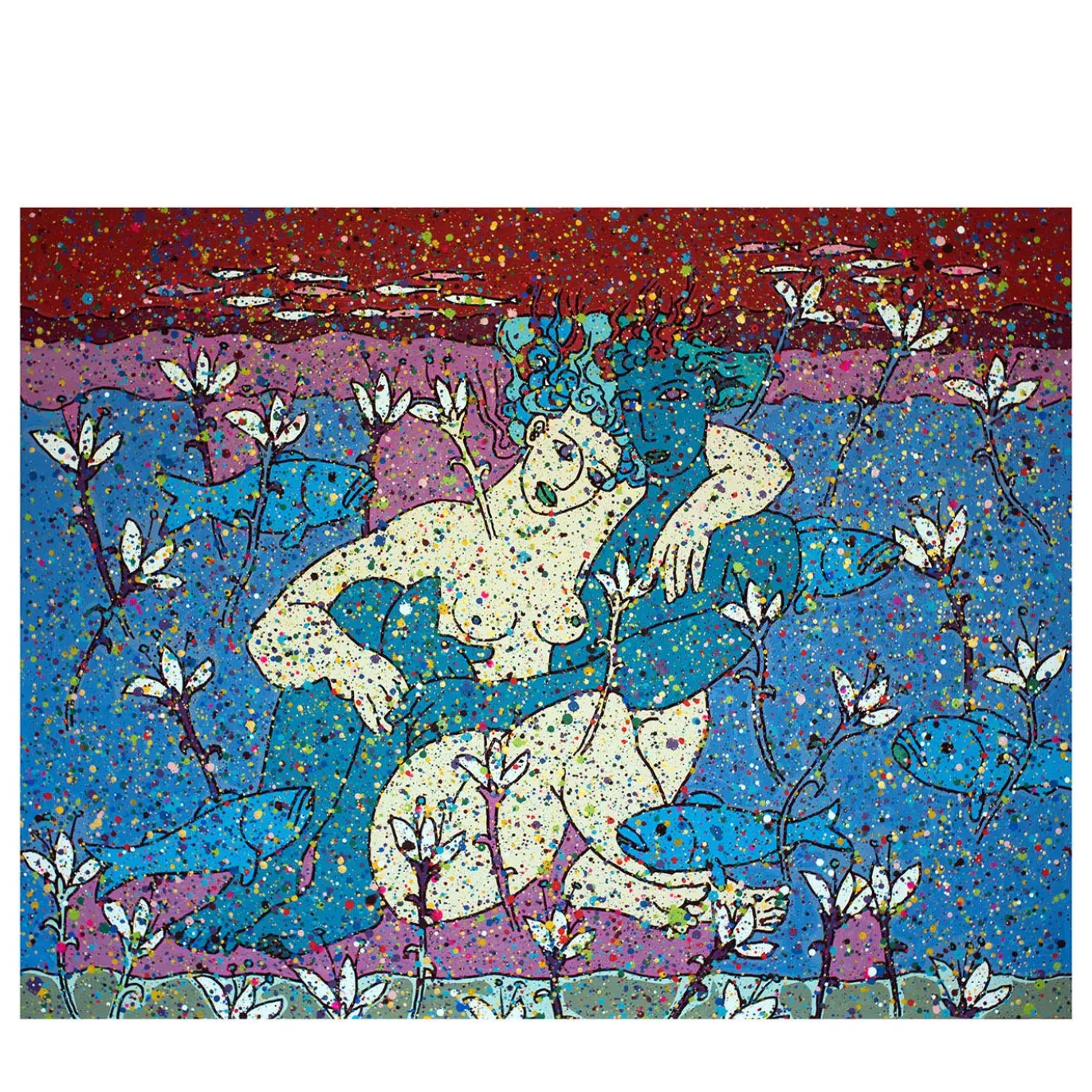 Idillio Sottomarino Pittura figurativa