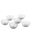 Idra Set di 6 ciotole assortite trasparenti