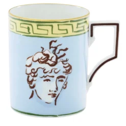 Il Viaggio di Nettuno Sky Blue Porcelain Mug