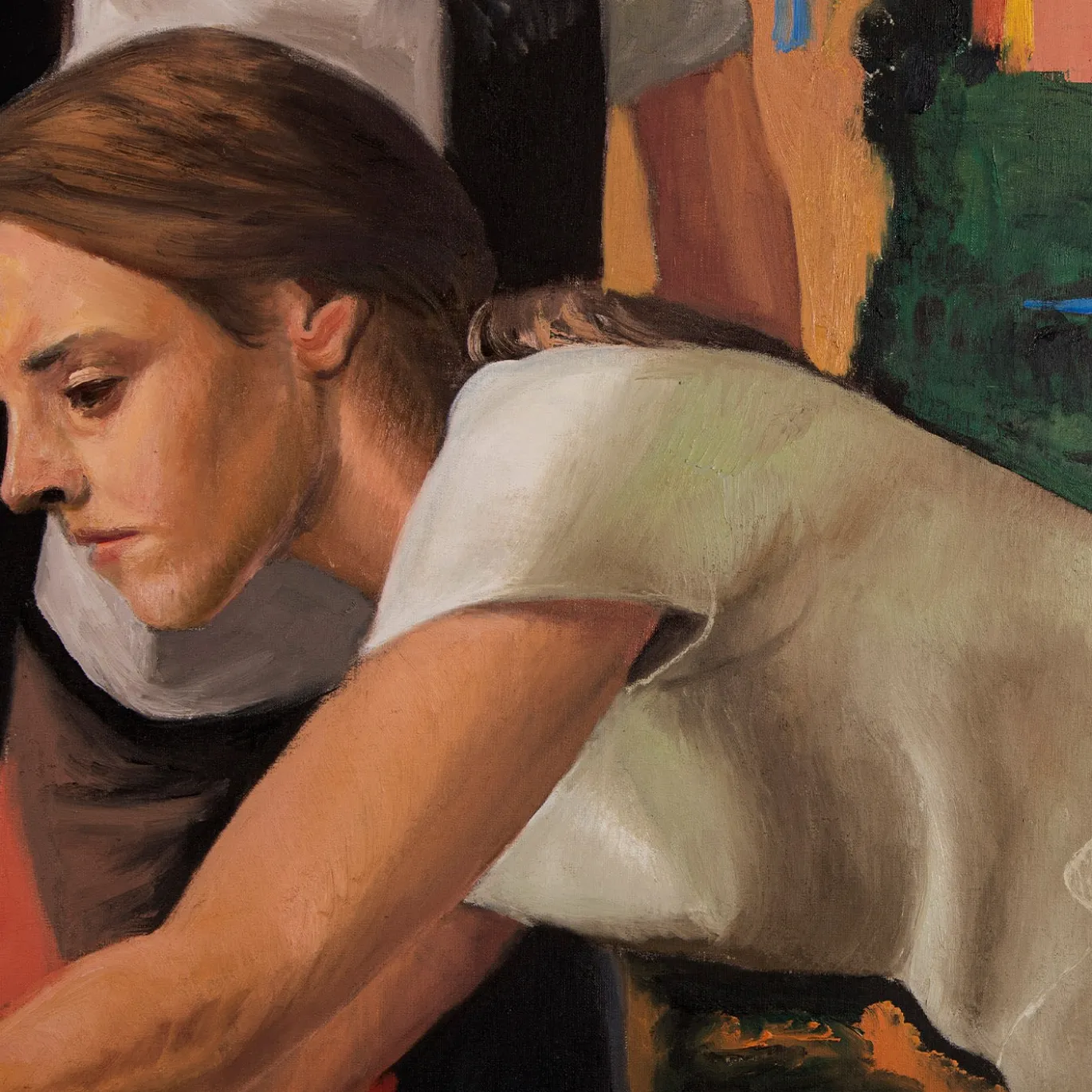 Incoronazione di Positano Pittura olio su tela