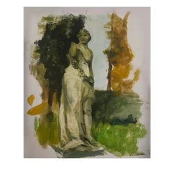 In Erba Pittura Figurativa ad Acquerello su Carta