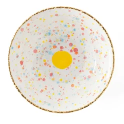 Insalatiera piccola Confetti con bordo crepato