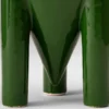 Iperbole 2 Contenitore per caffè in ceramica bianca e verde