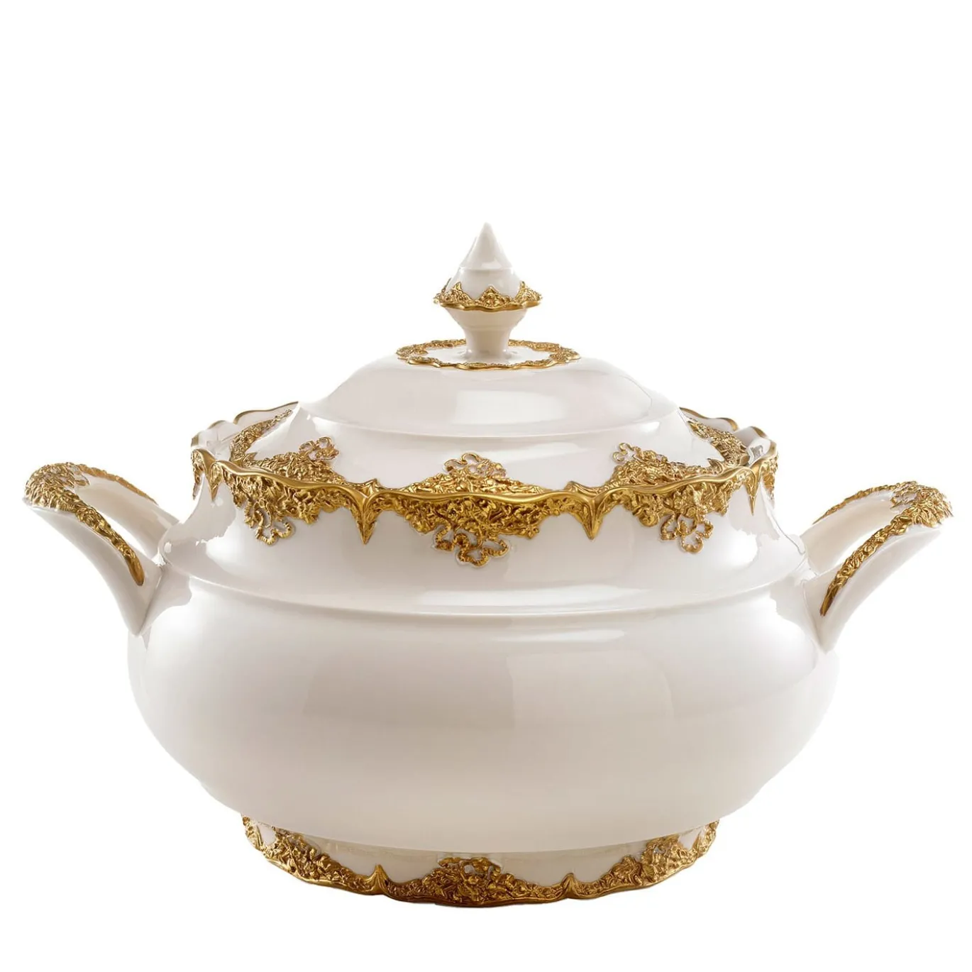 Irene, zuppiera bianca e oro