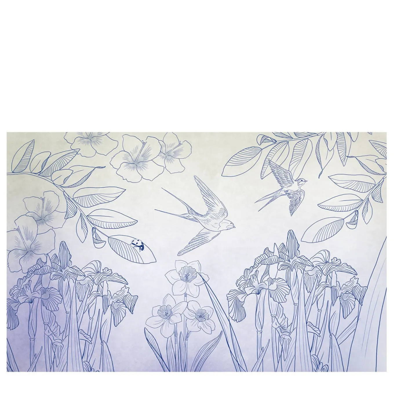 Iris Botanika Carta da parati