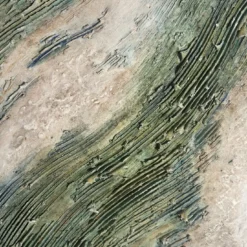 Jade Layers Opera d'Arte Astratta in Resina