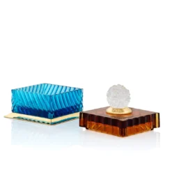 Joy Charme2 Box per Gioielli Basso Azzurro