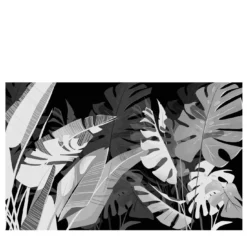 Jungla White Row White Row Carta da parati