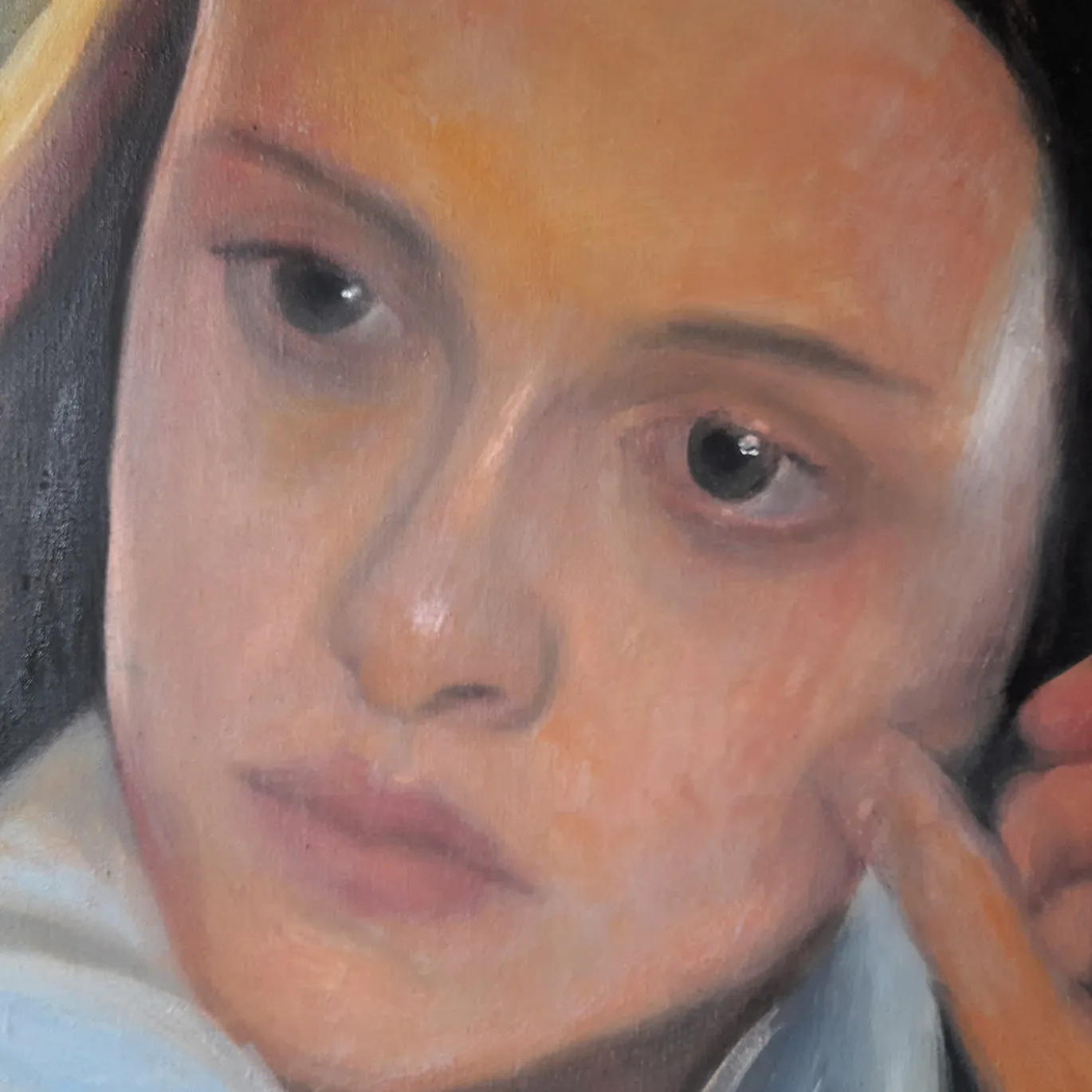 Kim Pittura olio su lino