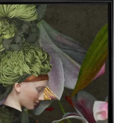 Lady Blossom Collection Flower Renaissance Stampa