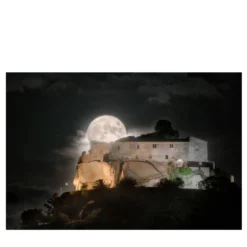 La luna del raccolto Stampa fotografica