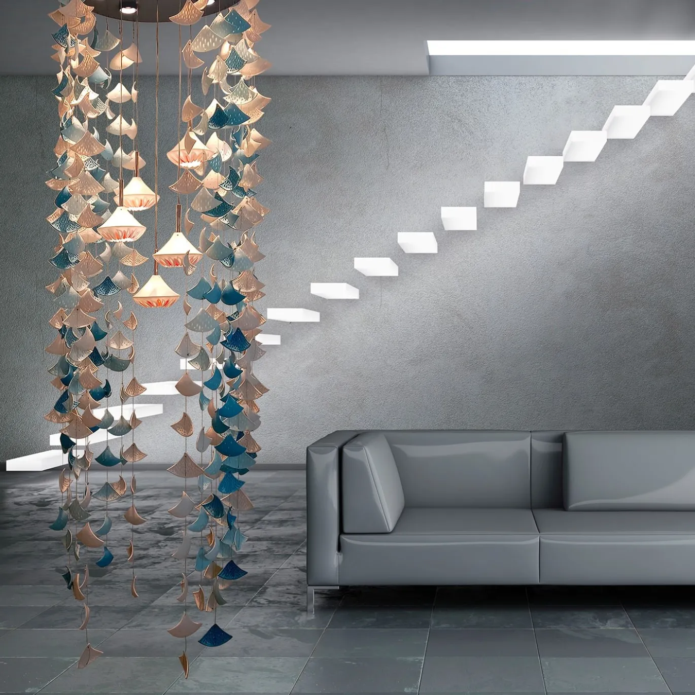 LAMPADARIO DA GIARDINO ACQUATICO